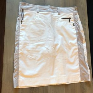 White Golf Skort